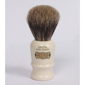 Simpsons Shaving Brush "Special S1" Pure Badger