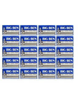 100 Cuchillas de Afeitar Doble Hoja Big Ben