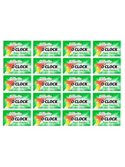 100 DE Blades Gillette 7 o'clock Super Stainless