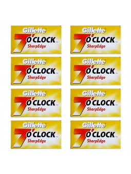 40 Double Edge Blades Gillette 7 o'clock SharpEdge