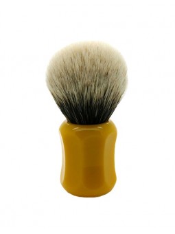 Shavemac Shaving Brush Silvertip 2-Band 52mm Butterscotch