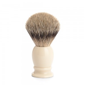 Mühle Shaving Brush Silvertip Badger Resin Ivory M