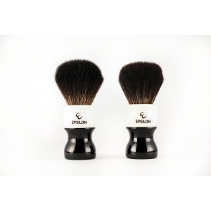 Epsilon Black Fibre Black & White Shaving Brush 52/26mm