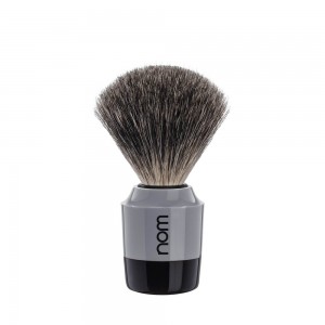 Mühle Nom Marten Shaving Brush Pure Badger Black/Grey
