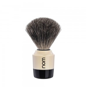 Mühle Nom Marten Shaving Brush Pure Badger Cream/Grey