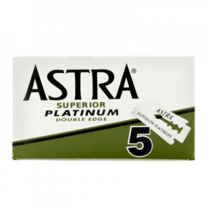 5 Double Edge Blades Astra Superior Platinum