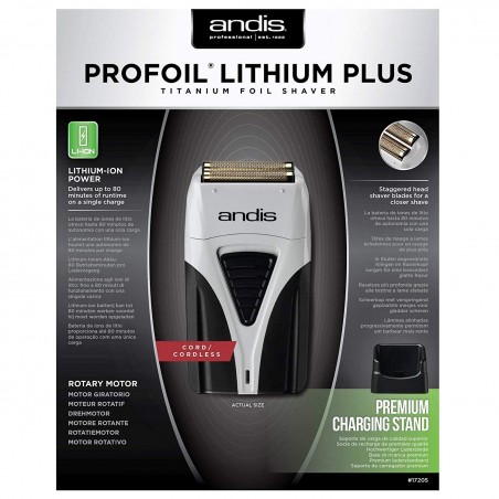 Andis Profoil Lithium Plus Titanium Foil Shave.