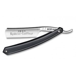Thiers-Issard 6/8 Straigh Razor Special Coiffeur Black Plastic