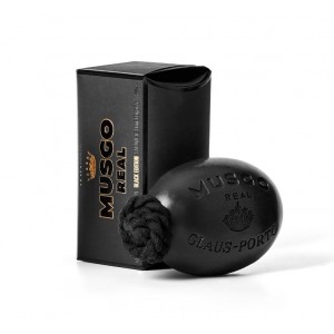 Jabón de Baño Musgo Real Black Edition con Colgador 190gr