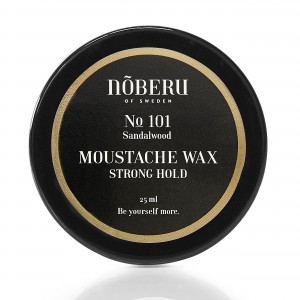 Noberu Of Sweden Sandalwood Strong Hold Mustache Wax 25ml