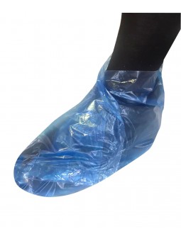 Cubre Zapatos Plástico Azul. Caja 200 Unidades.