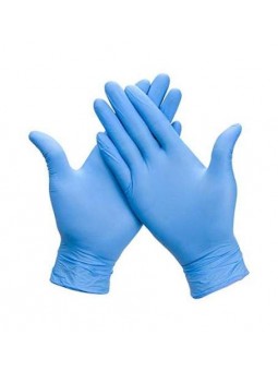 Nitrile Blue Gloves for Hairdressers's x 100 pcs Size M