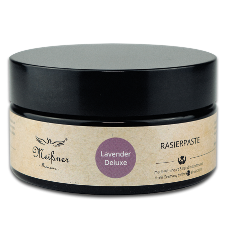 Meißner Tremonia Lavender de Luxe Shaving Cream with Glass Jar 200ml