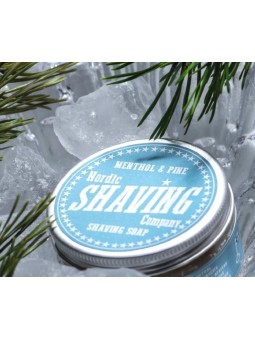 Nordic Shaving Soaps Methol & Pine Shaving Soap 80g