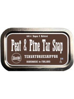 Nordic Shaving Peat & Pine Tar Soap 80g