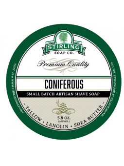 Stirling Soap Co Shaving Soap Coniferous 170ml