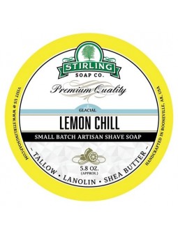 Jabón de Afeitar Glacial Lemon Chill  Stirling Soap Co 170ml