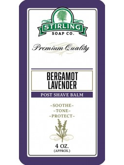 Stirling Soap Co Bergamot Lavender After Shave Balm 118ml