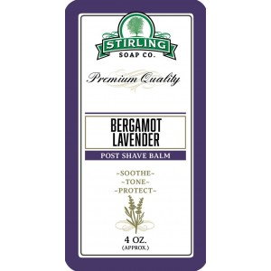 After Shave Bálsamo Bergamot Lavender Stirling Soap Co 118ml