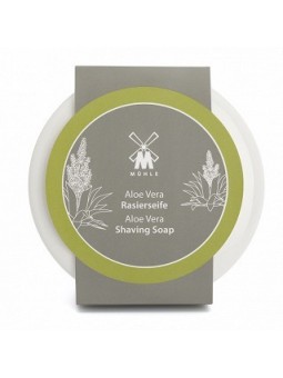 Mühle Shaving Soap Aloe Vera in Porcelain Bowl 65gr