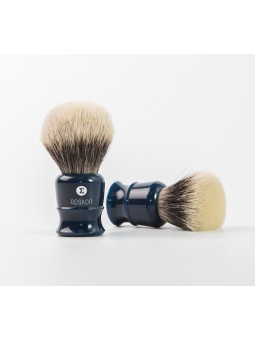 Epsilon Two Band Badger Shaving Brush Blue 55/26mm