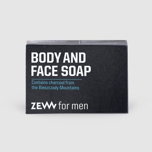 Zer for Men Body and Face Soap with charcoal 85ml