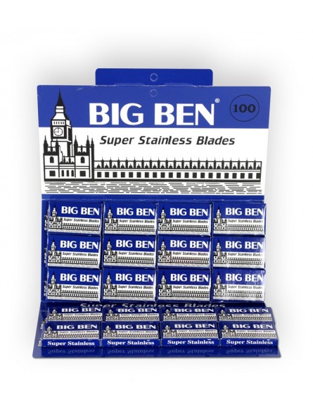 100 Cuchillas de Afeitar Doble Hoja Big Ben