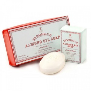 DR Harris Almond Oil Bath Soap Box of 3 x 150g