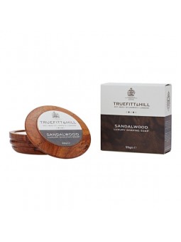 Truefitt & Hill Sandalwood Shaving Soap & Wooden Bowl 99gr