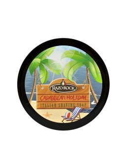 Jabón de Afeitar Caribbean Holiday Razorock 150ml