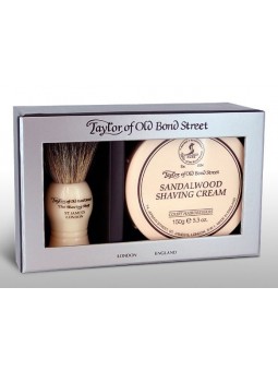 Pure Badger Brush & Sandalwood Bowl Gift Box Set