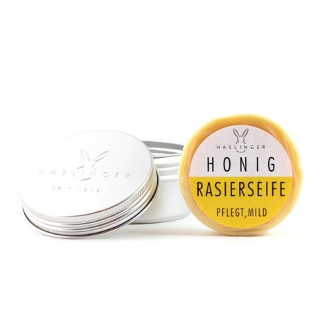 Haslinger Honey Shaving Soap with Case 60gr